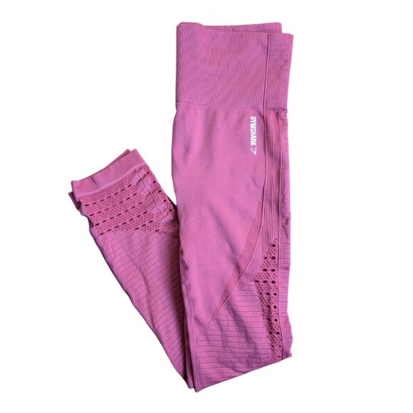 Gymshark Pink Energy Seamless Leggings Women Size Small - Picture 7 of 7